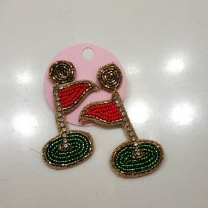 Golf earrings